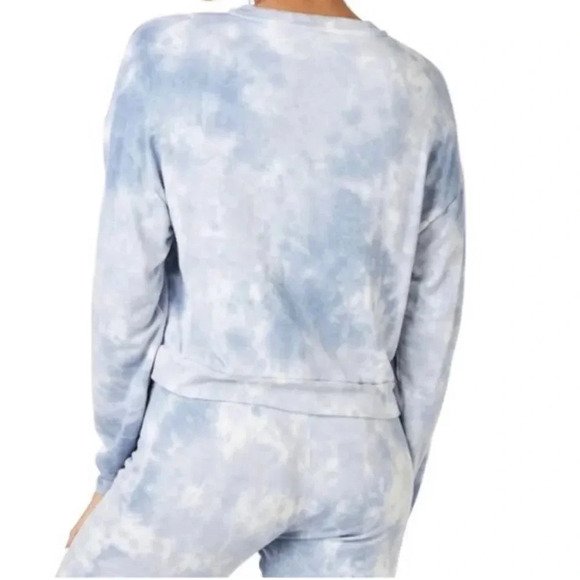 Beyond Yoga Blue Dream & Gray Cloud Tie-Dye Day to Day Pullover S - Picture 3 of 7